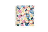 live well floral pattern ample writing space in this weekly monthly planner 7x9 for July 2025 - June 2026