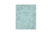 simple lined floral front cover on this teacher lesson planner for 2025-2026