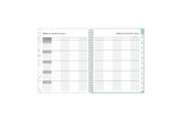 2025-2026 teacher planner has a column for each subject, ample lined writing space for each section