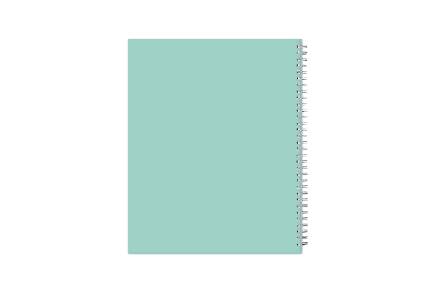 mint back  cover on this teacher lesson planner for 2025-2026