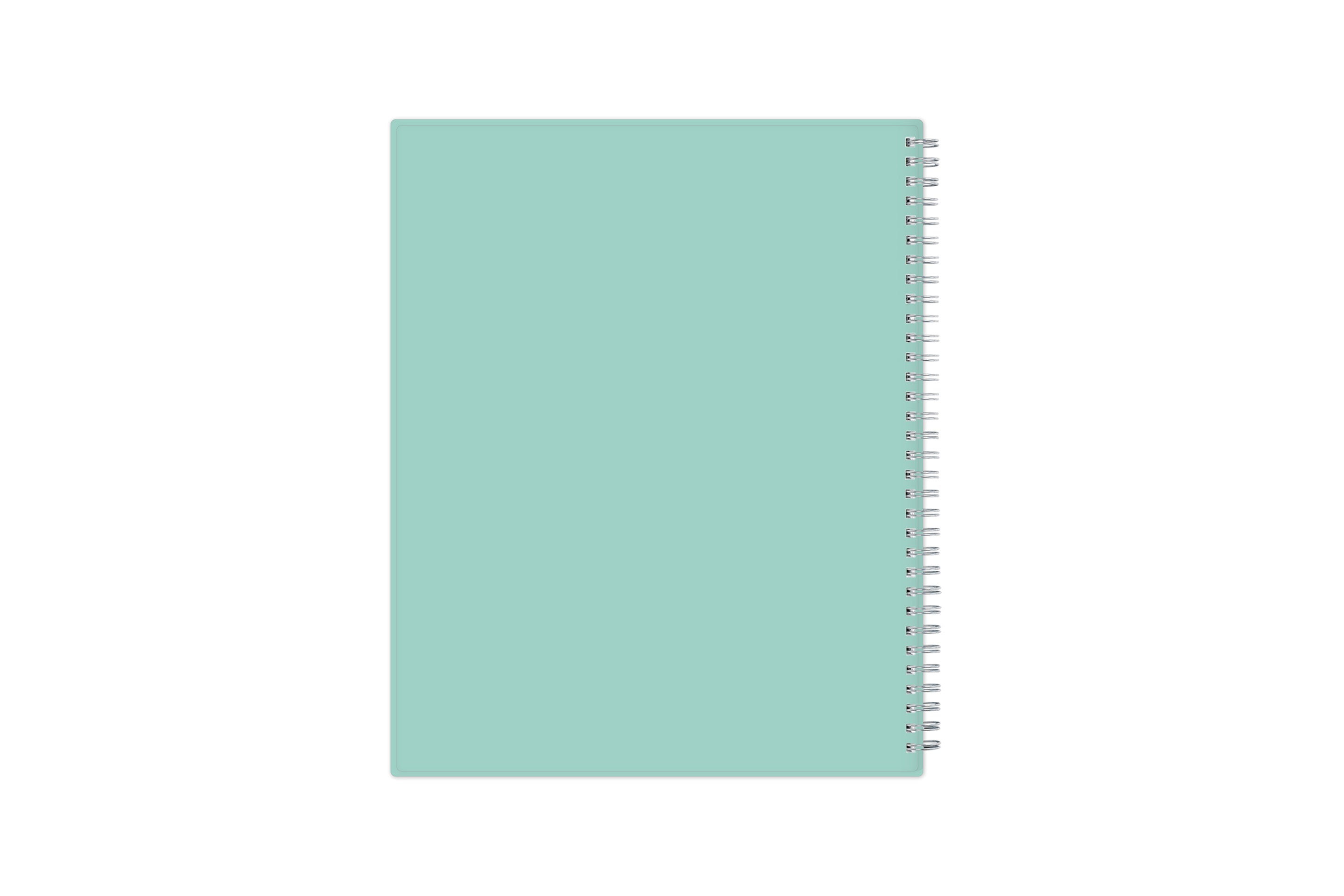 mint back  cover on this teacher lesson planner for 2025-2026