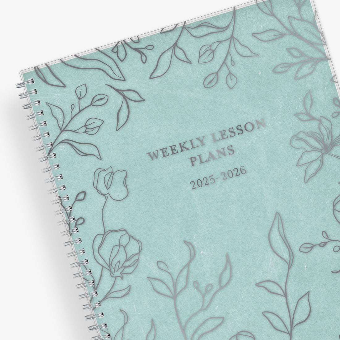 Prairie Aqua 2025-2026 Weekly 8.5x11 Teacher Lesson Planner