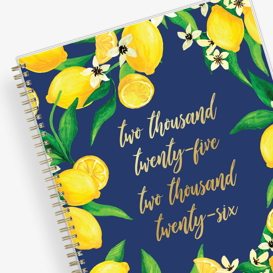 Fresh Lemons 2025-2026 Weekly Monthly 8.5x11 Teacher Lesson Planner