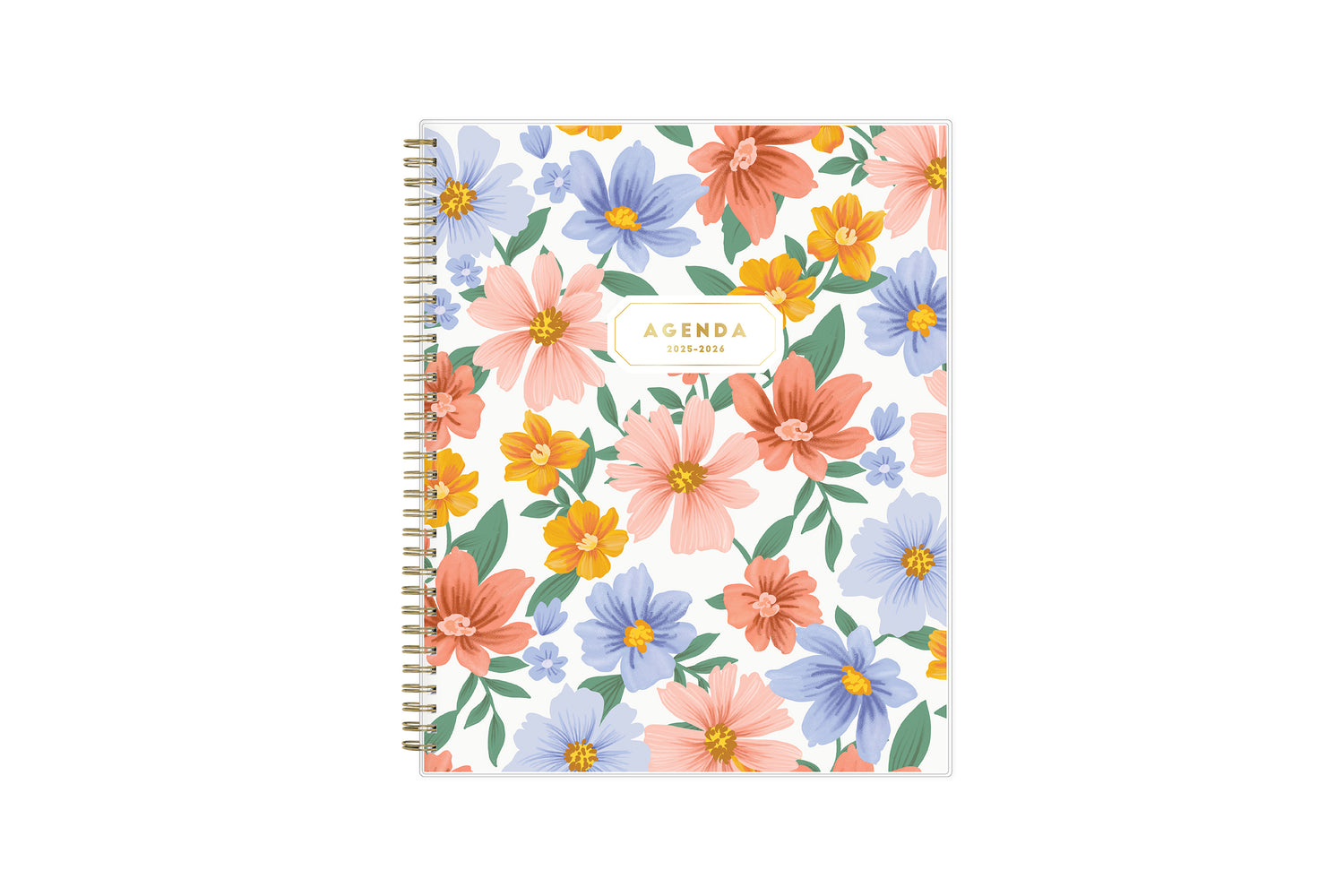 floral front cover 8.5x11 teacher lesson planner 2025-2026