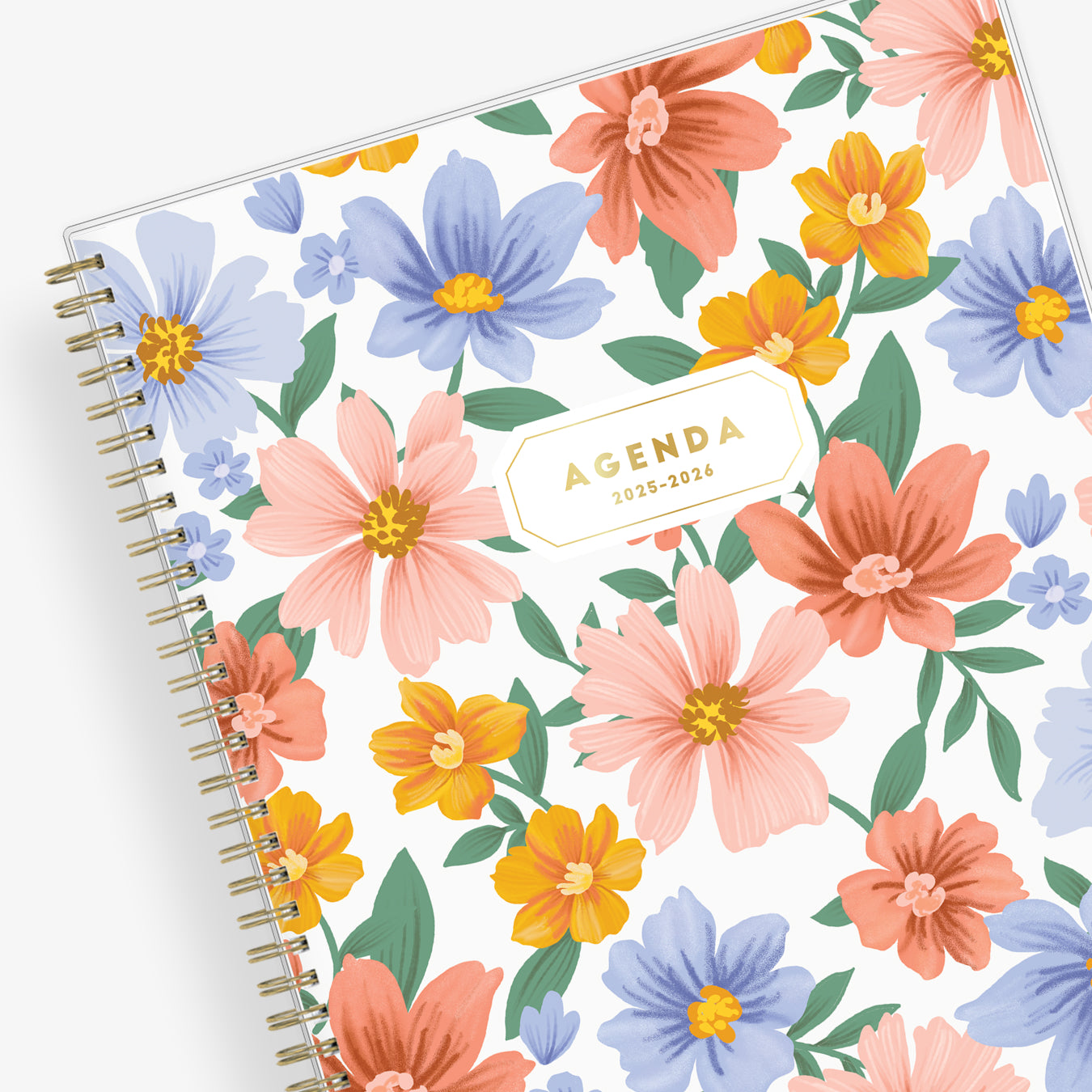 floral front cover 8.5x11 teacher lesson planner 2025-2026