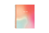 orange ombre sorbet front cover in 8.5x11 planner size