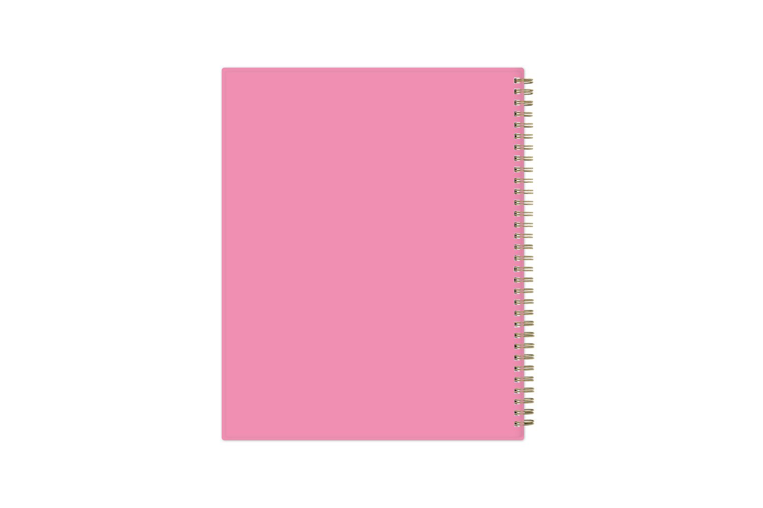 blush back cover in 8.5x11 planner size