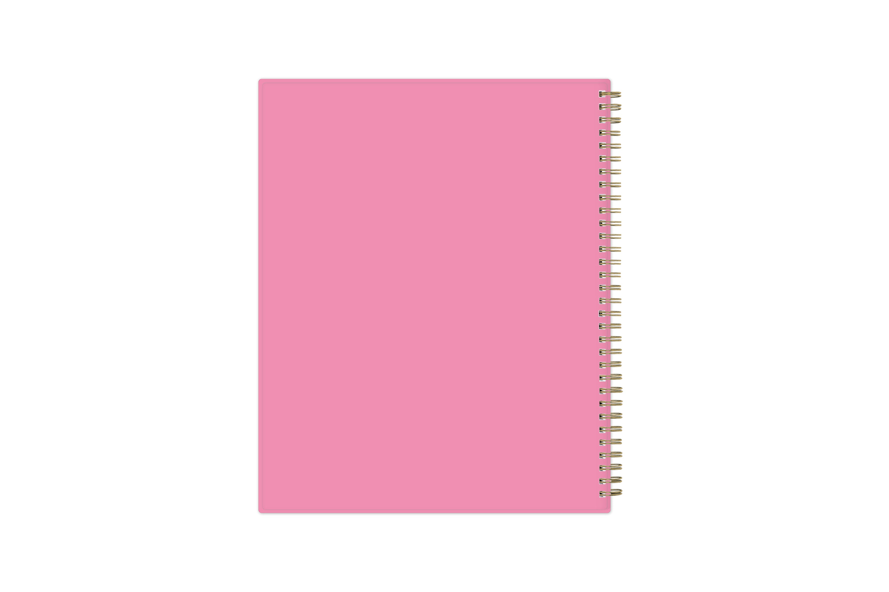 blush back cover in 8.5x11 planner size