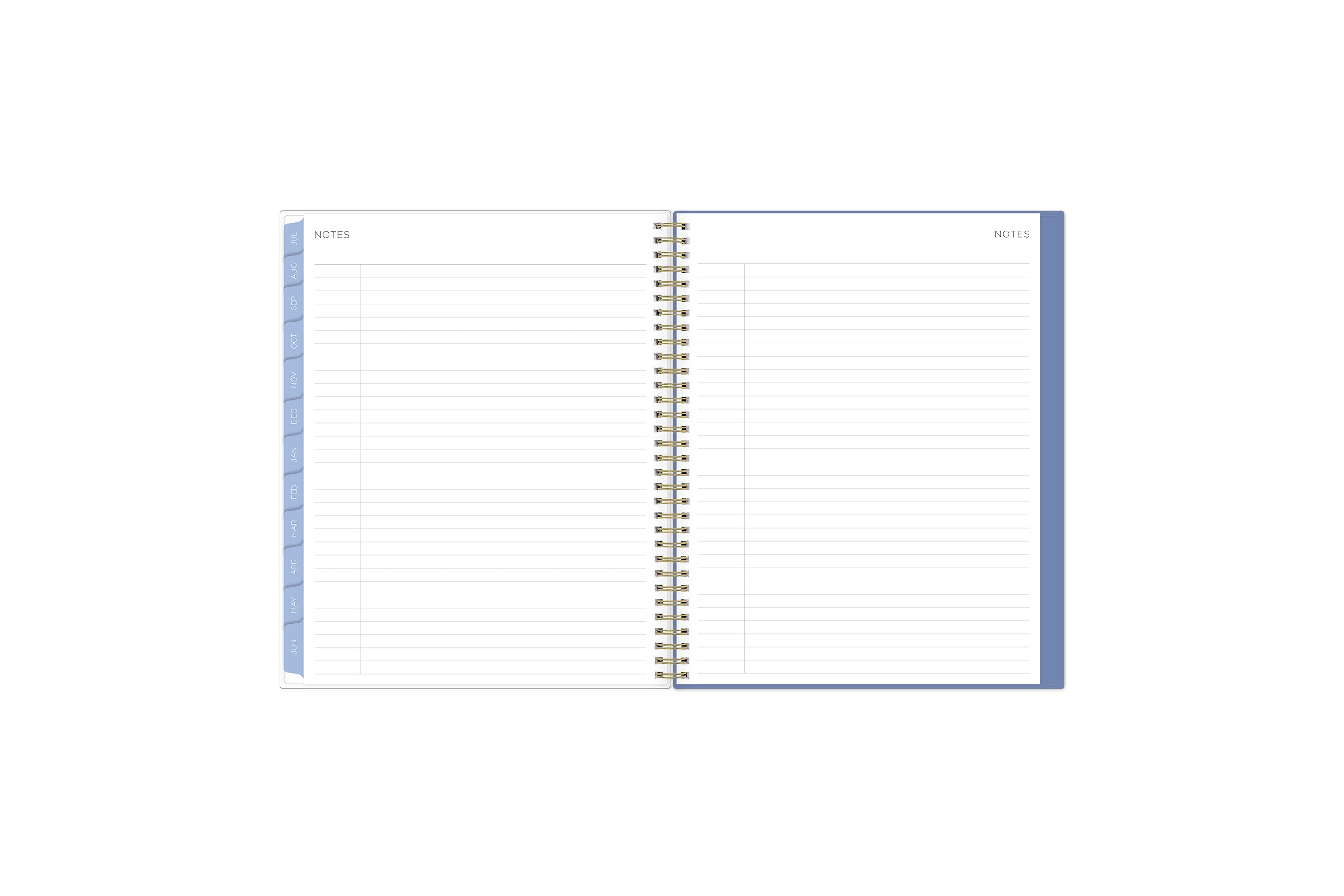 lined notes pages on this student planner in 8.5x11