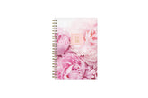 july 2025 - june 2026 pink floral front cover academic planner