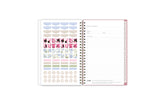 sticker sheet and owner information 5x8 planner size