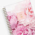 july 2025 - june 2026 pink floral front cover academic planner