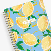 lemonade front cover on this 5x8 weekly monthly planner for 2025-2026