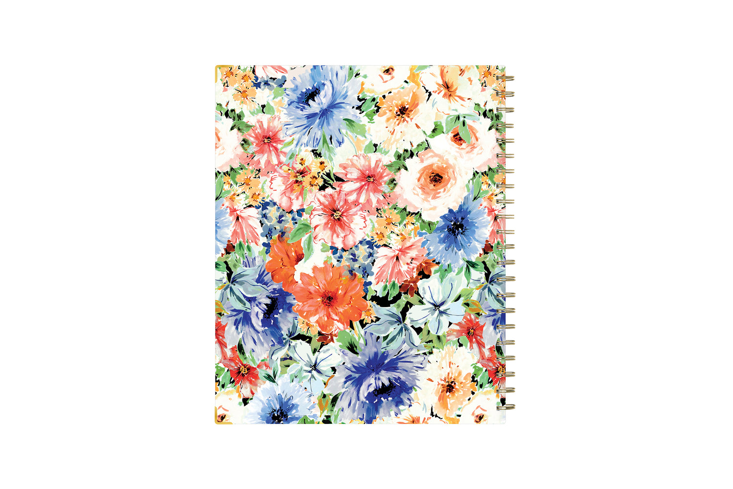 beautiful floral teacher planner with clipfolio for 2025-2026