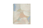 brushed painted colors of opaque neutral pattern in 8.5x11 planner size for 2025-2026