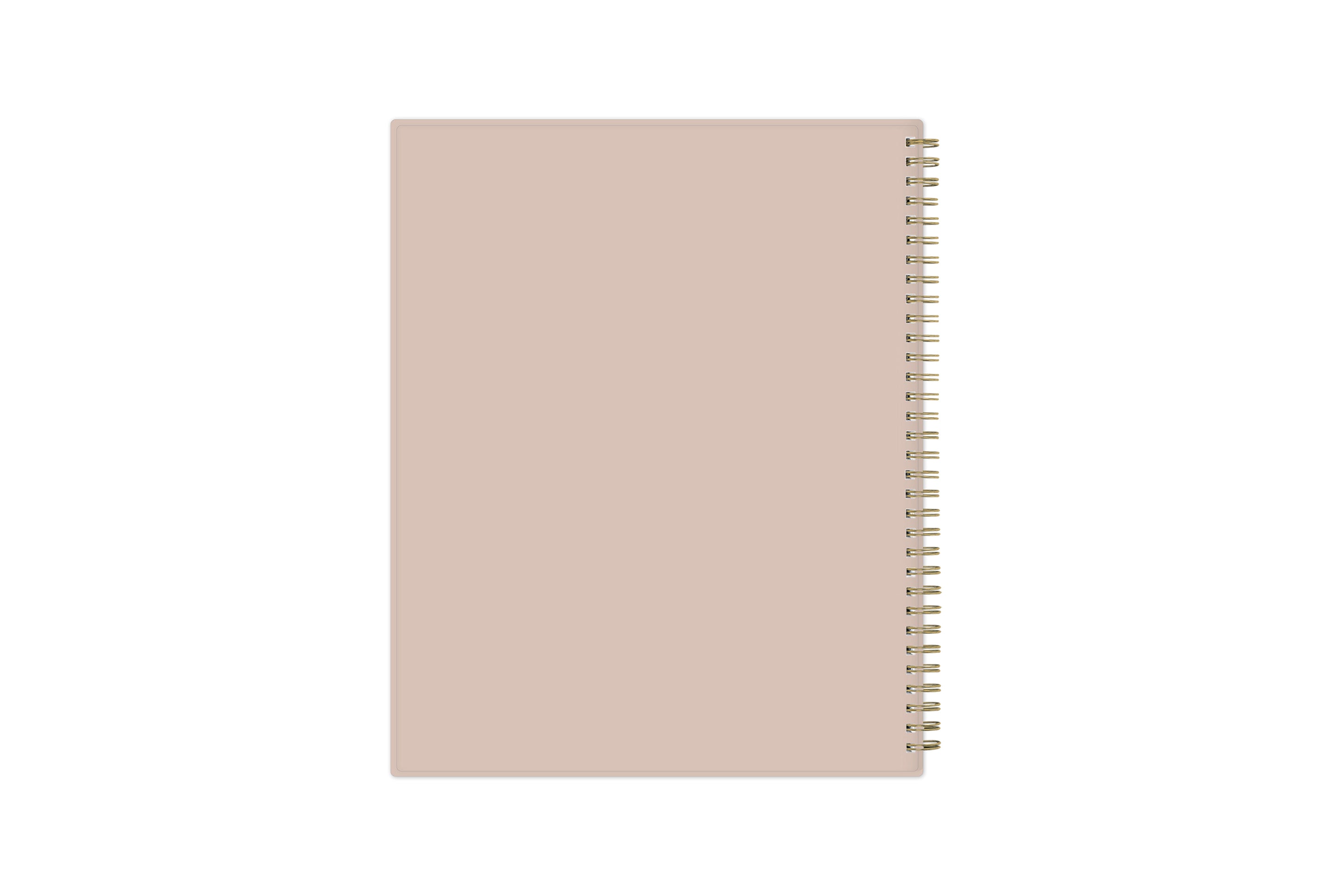 latte colored back cover on this 2025-2026 weekly monthly planner