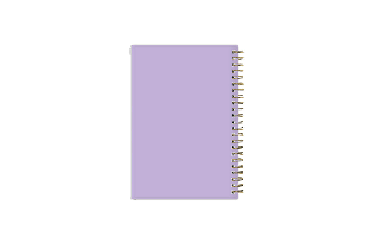 2025-2026 weekly monthly planner featuring a purple back cover.