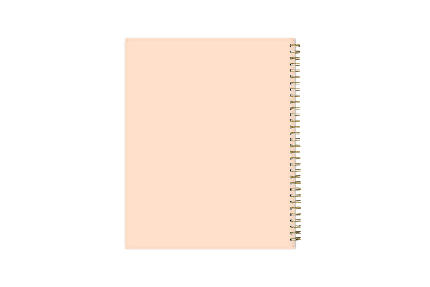 2025-2026 weekly monthly planner featuring a blush back cover.