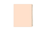 2025-2026 weekly monthly planner featuring a blush back cover.