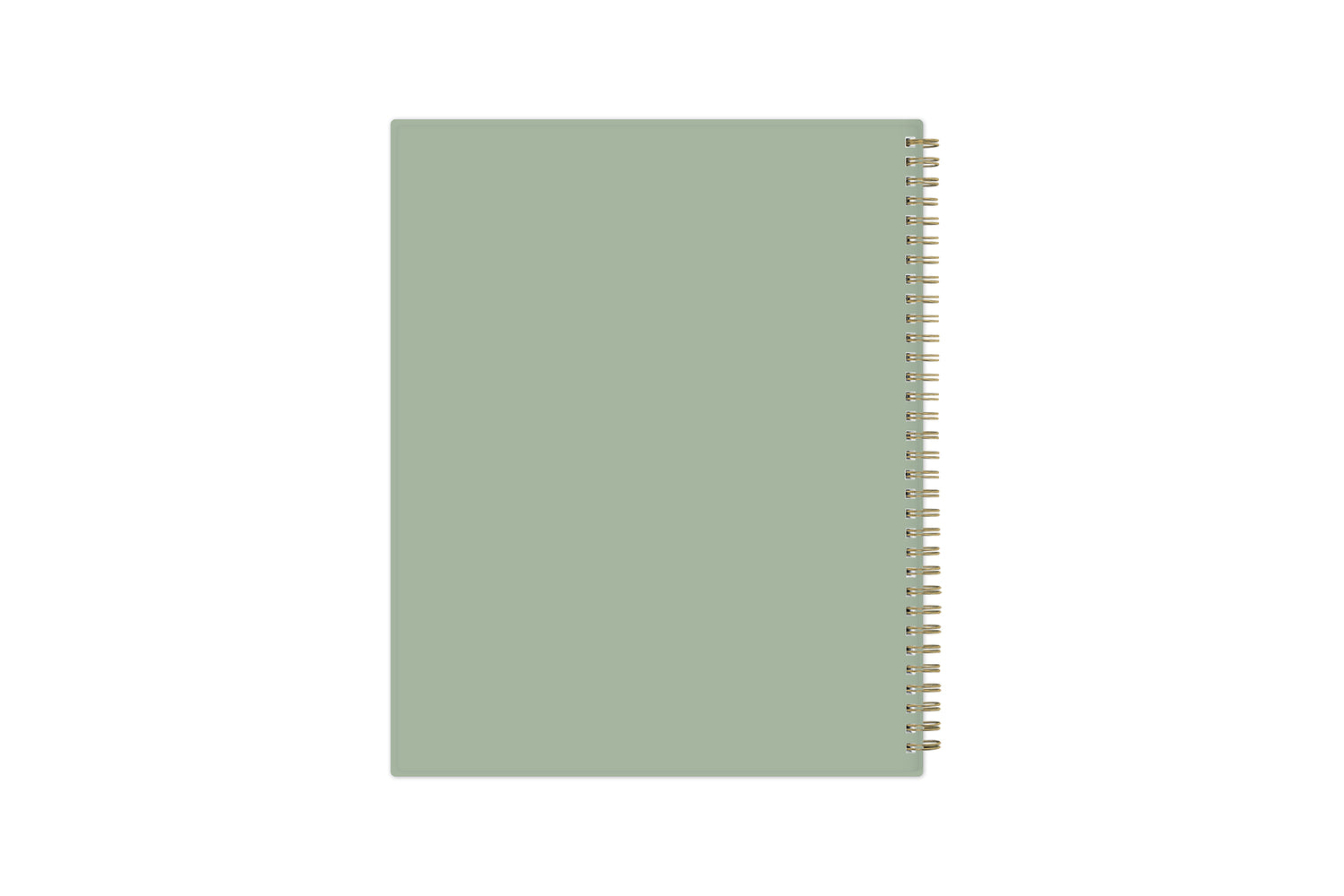 oranges front cover with olive background on this 8.5x11 2025-2026 academic planner