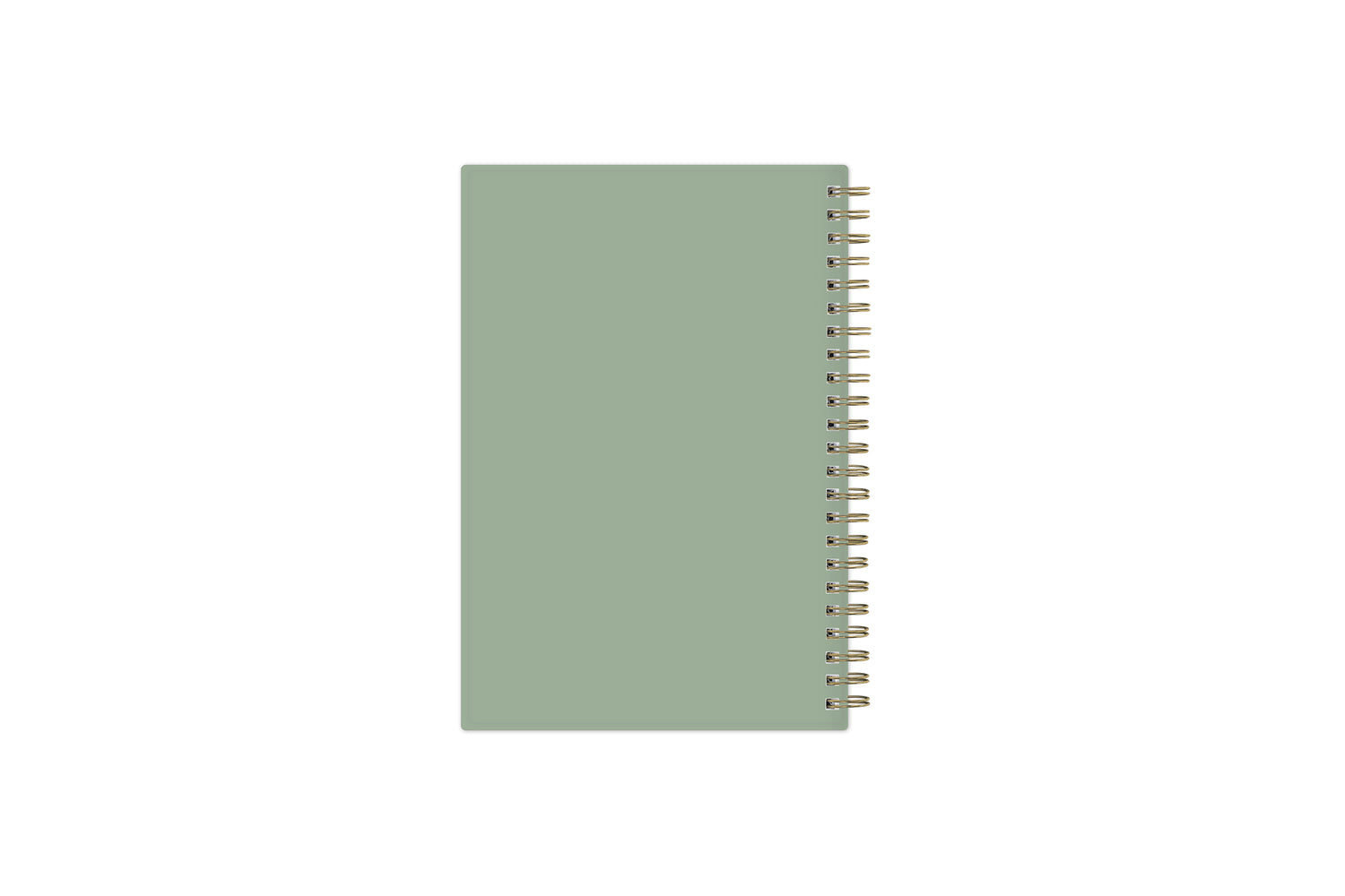 oranges front cover with olive background on this 5x8 2025-2026 academic planner