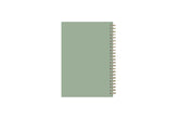 oranges front cover with olive background on this 5x8 2025-2026 academic planner