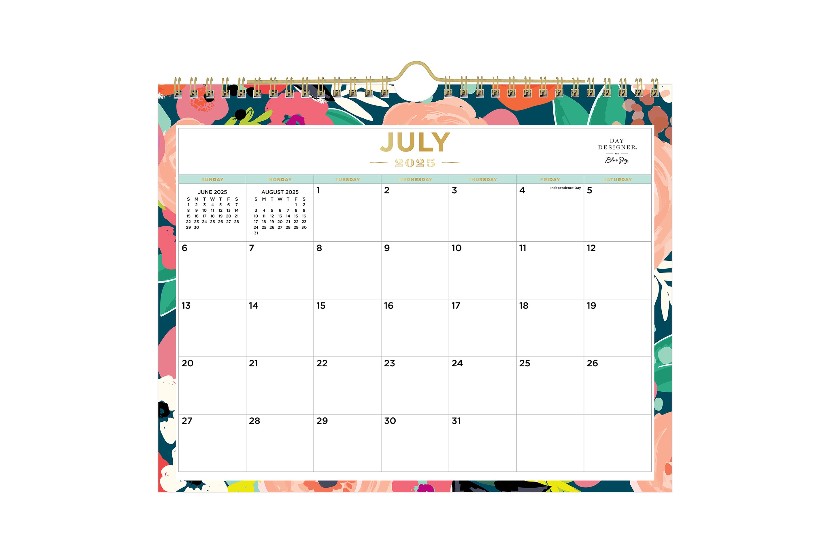 July 2025 - June 2026 wall calendar in 11x8.75 size