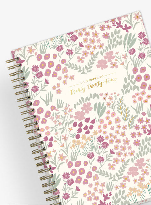 Square Semi Year Journal Planner, Ivory