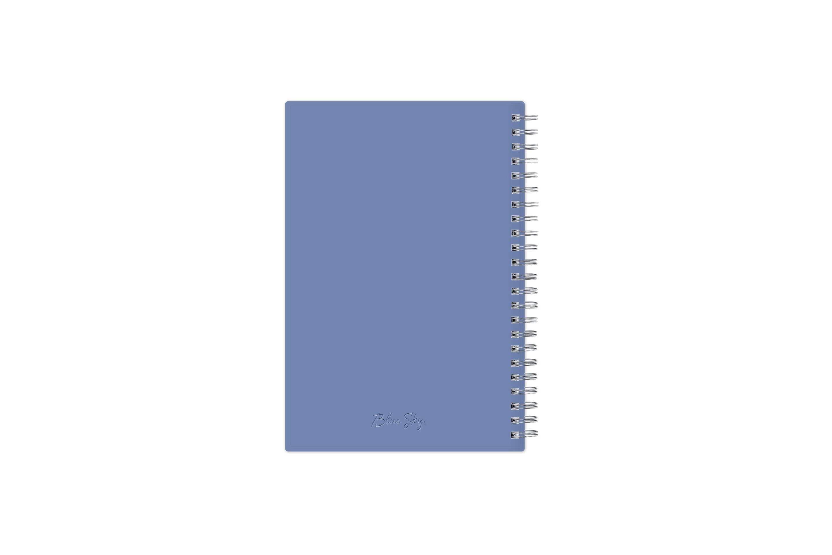 2024 Weekly Monthly Planner, 5x8, by Blue Sky, Navy Crossgrain